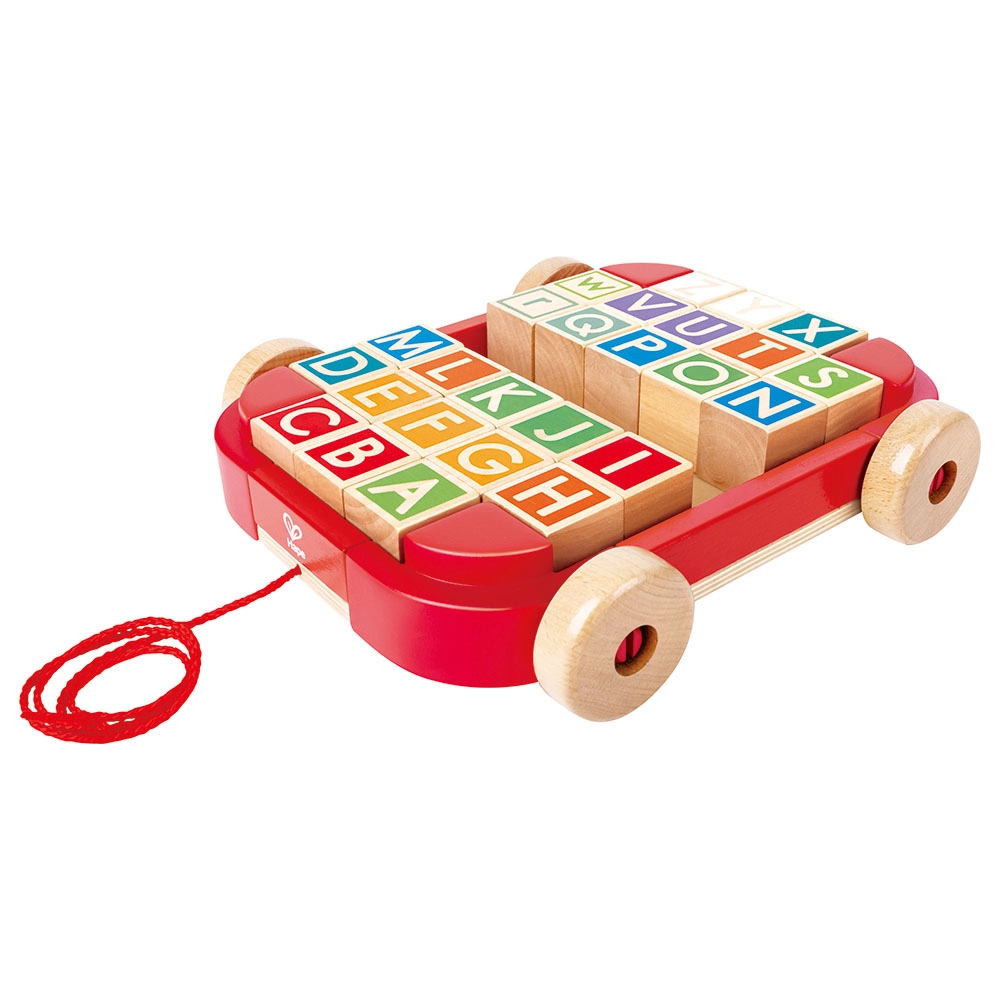Pull-along Cart With Stacking Blocks - Suitable for 24 month and above