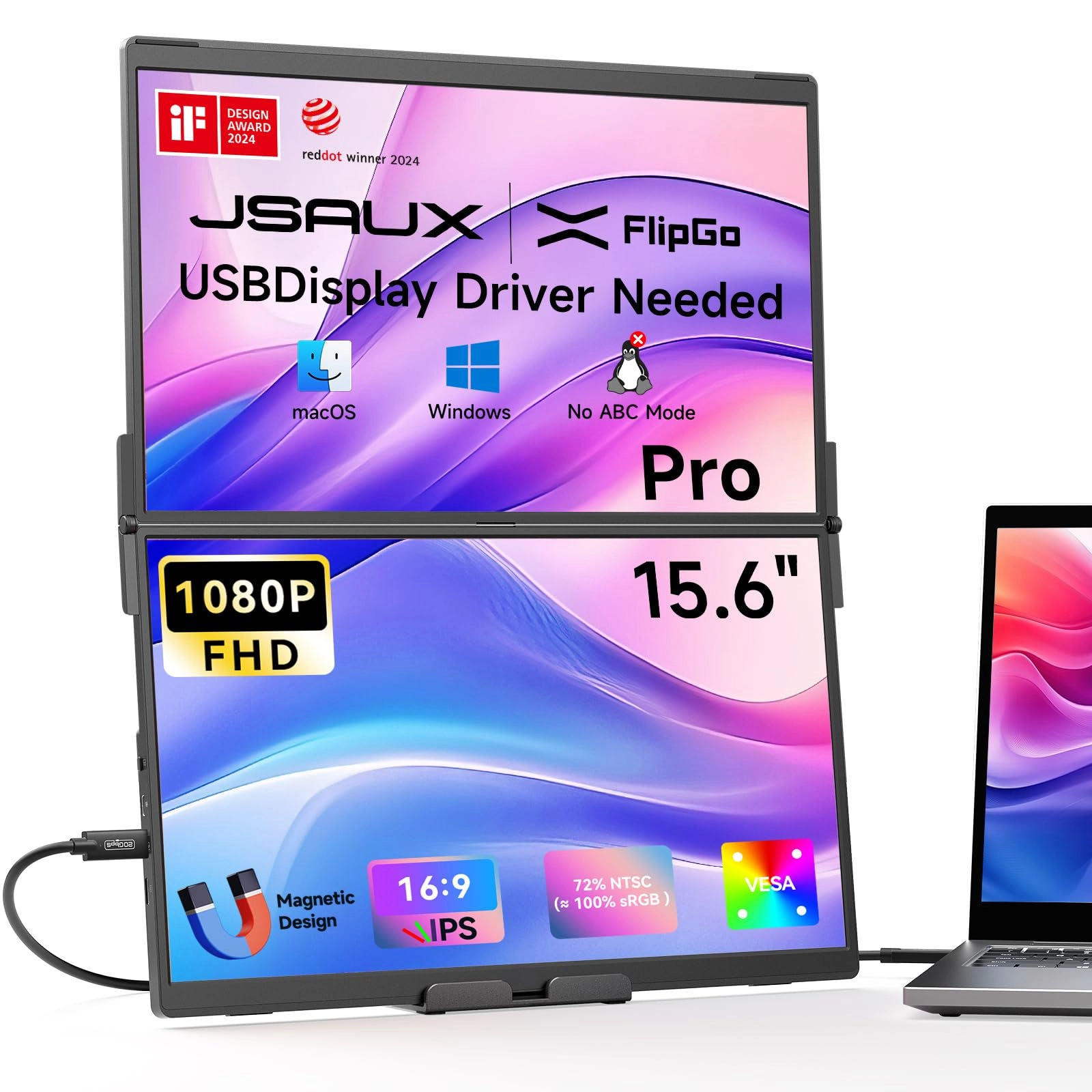 Shenzhen Wuyishi Technology Co.,Ltd FlipGo Pro - PM0209 15.6 Inches 1920 x 1080