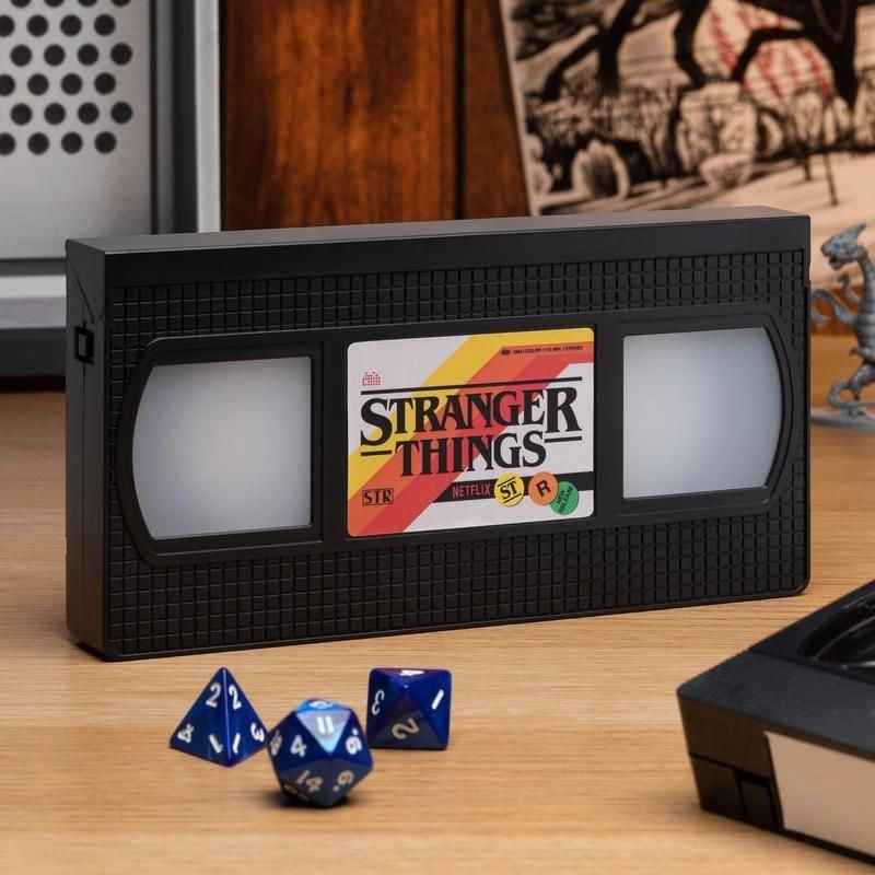Stranger Things VHS Tape Logo Light - red