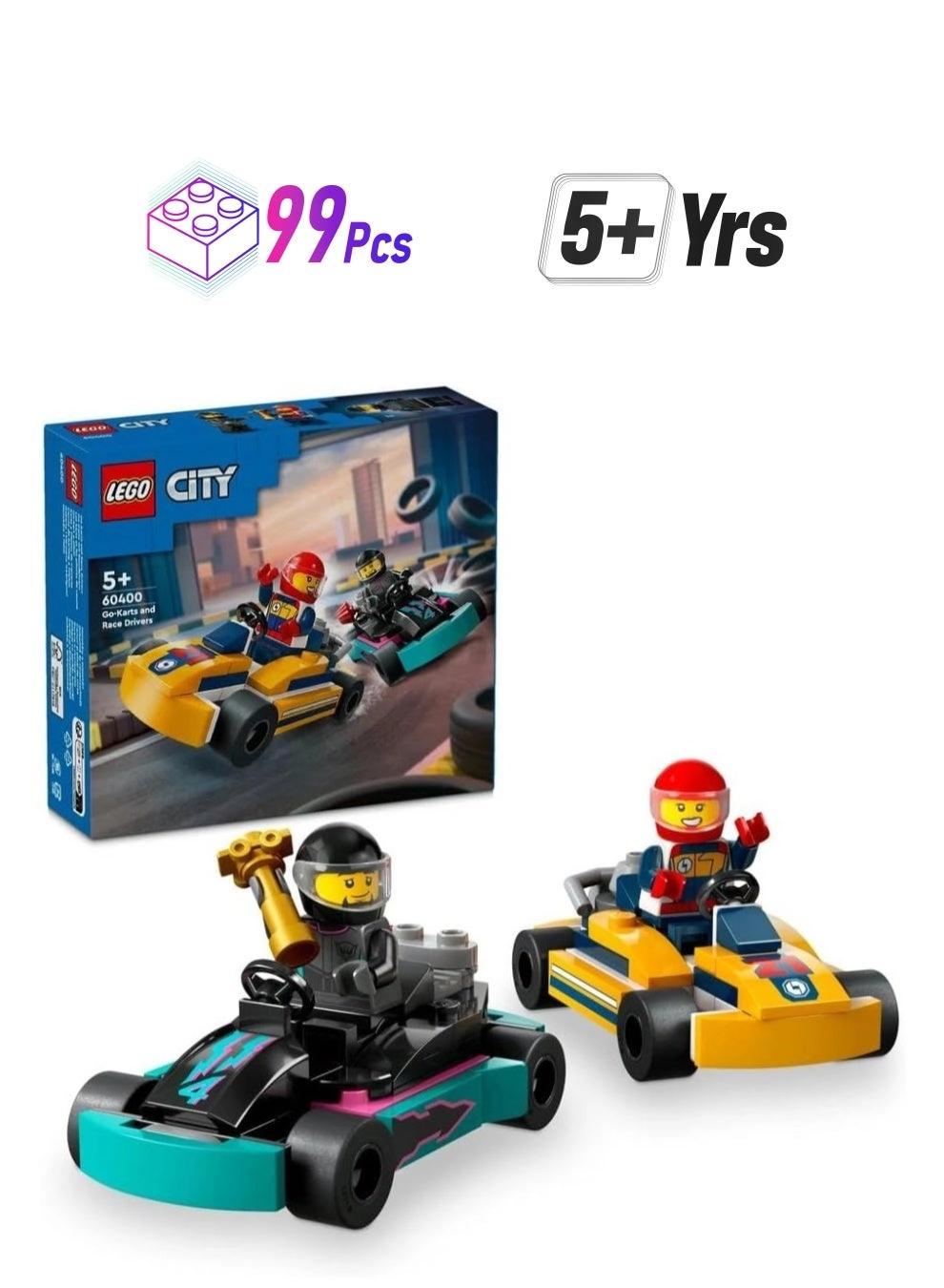 LEGO City Go-Karts and Race Drivers (60400)