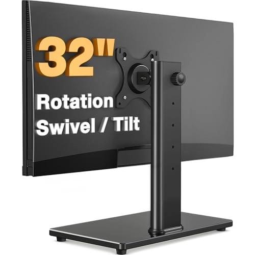 TAVR Furniture Single Monitor Stand - 13-32 Inch 75x75 100x100mm