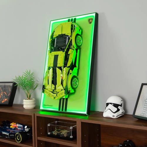 Display Wallboard for LEGO Lamborghini Sián FKP 37 42115 - Aluminum