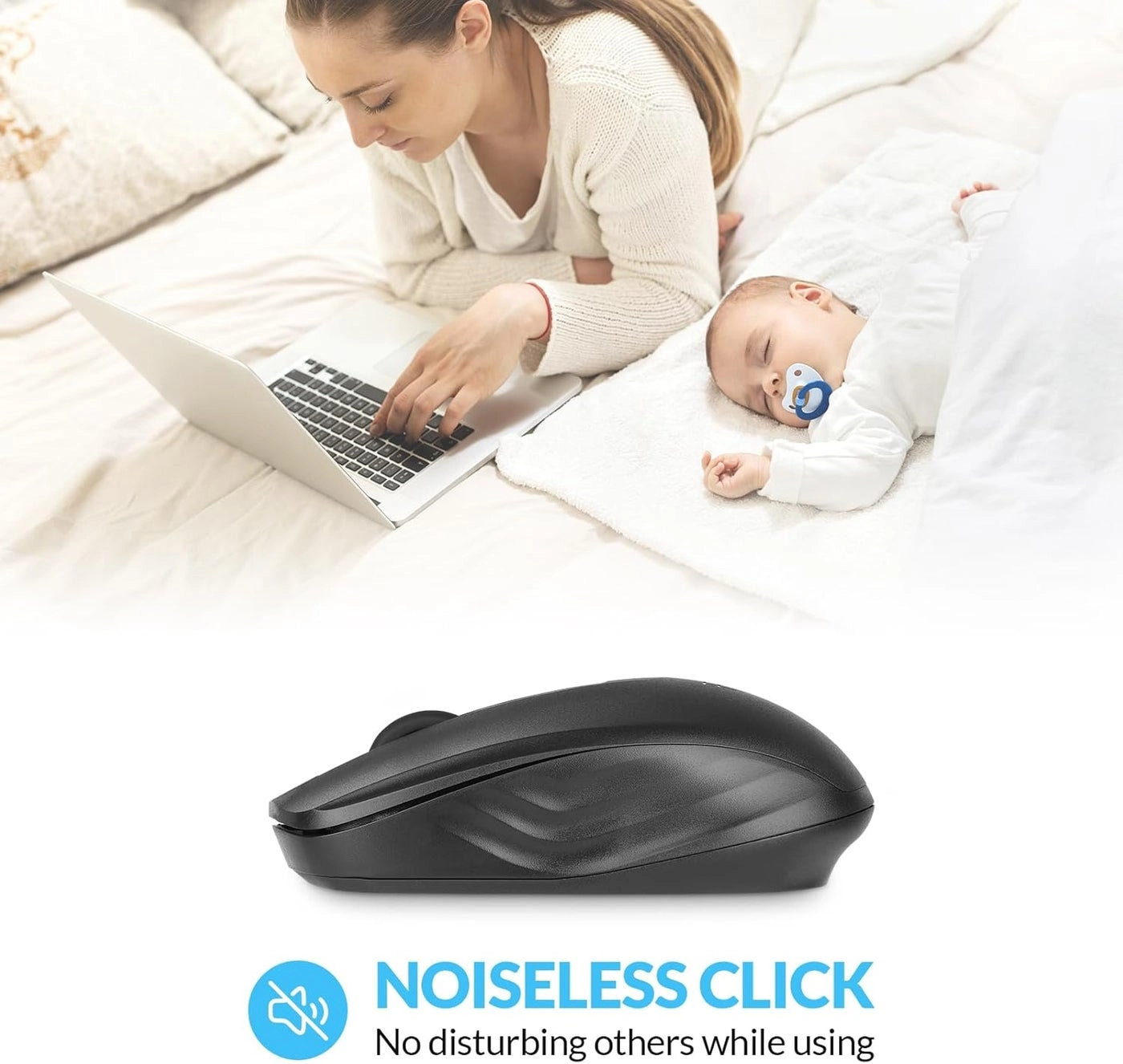 Wireless Noiseless Mouse - Wireless