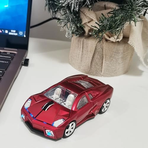 Sport Car Shaped Optical Mouse - Wireless