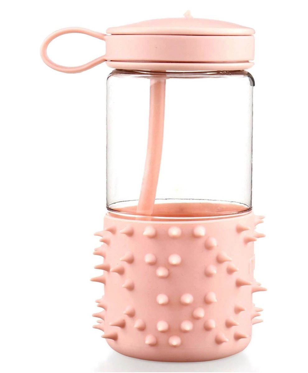 Spikey Water Bottle Tritan - Flip Straw