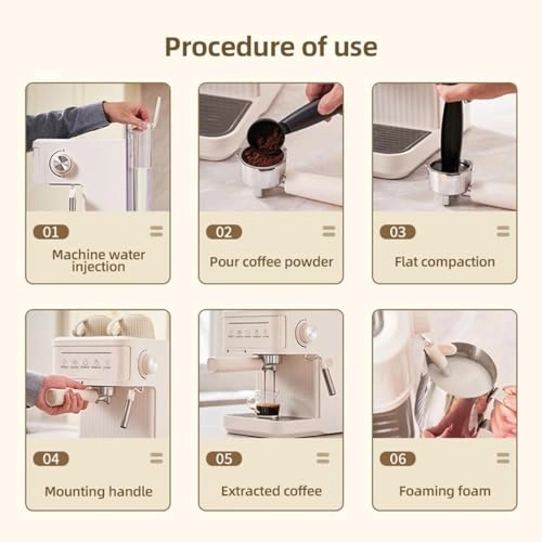 Multifunctional Electric Coffee Machine - 20Bar Steam Wand