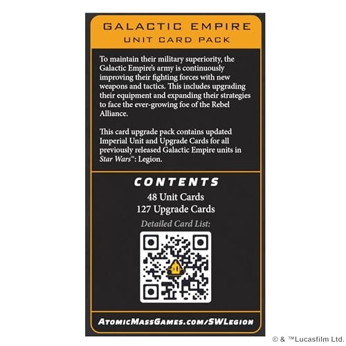 Star Wars: Legion: Galactic Empire Card Pack