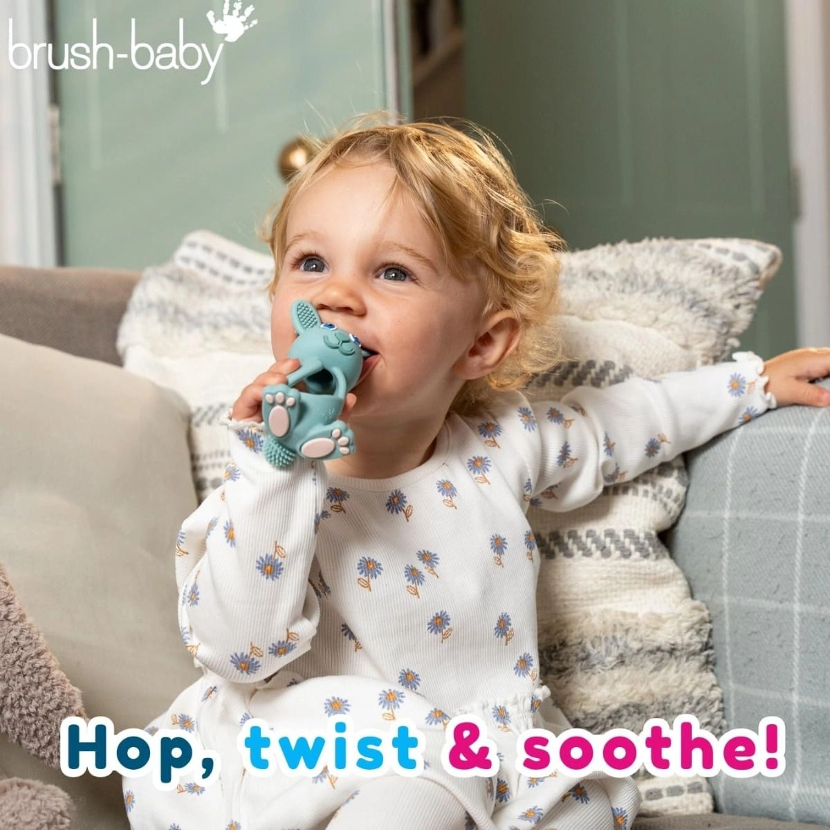 Bobbie Bunny Teether - food-grade silicone