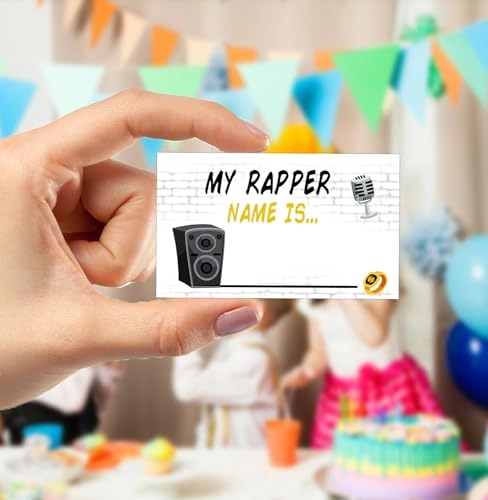 Notorious One - 1 double-sided printed sign and 30 stickers Birthday