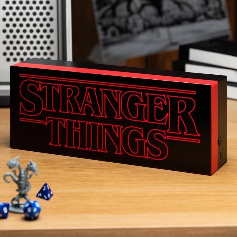 Stranger Things Logo Light - red and black