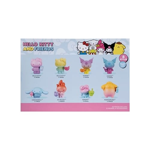 Hello Kitty & Friends - 8-Figure Pack - Ombre Tropical Party 8 pcs