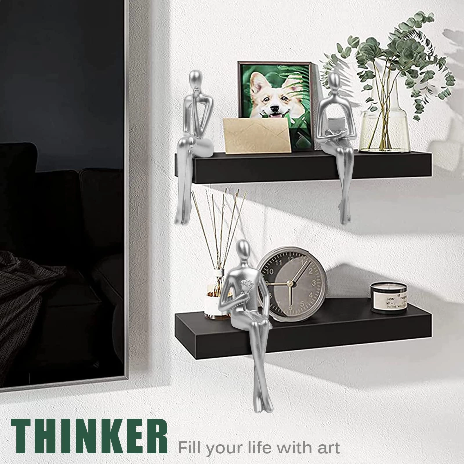 Thinker Statues - Resin