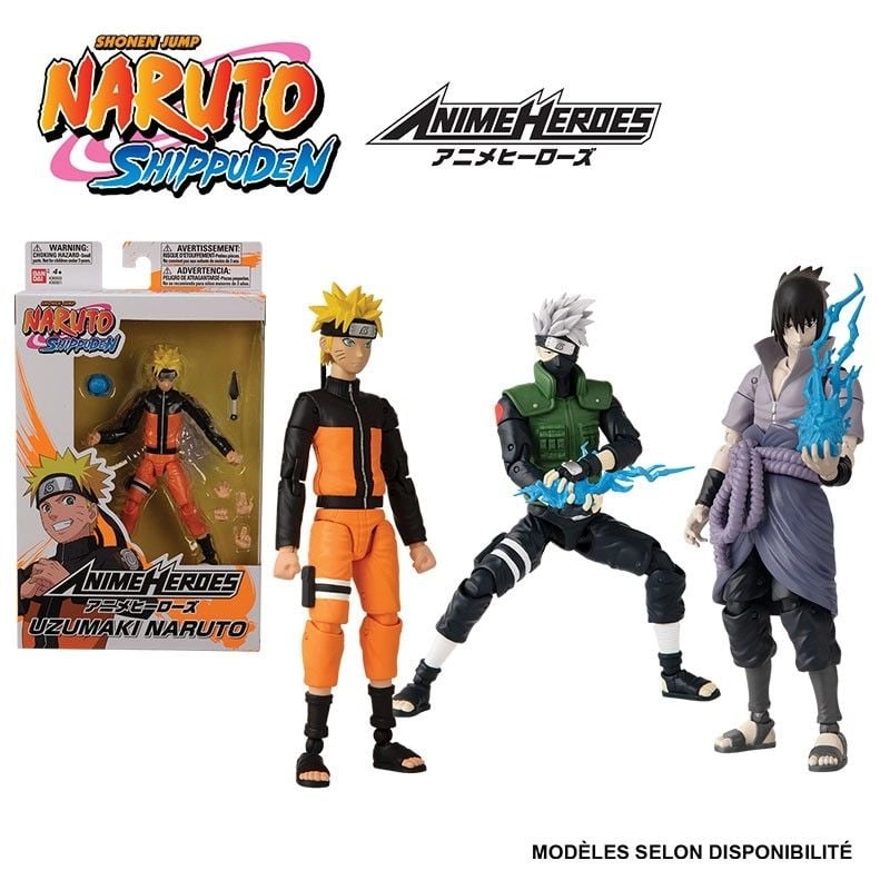 Bandai Naruto anime heroes (ALGT-36900A) 3 pcs