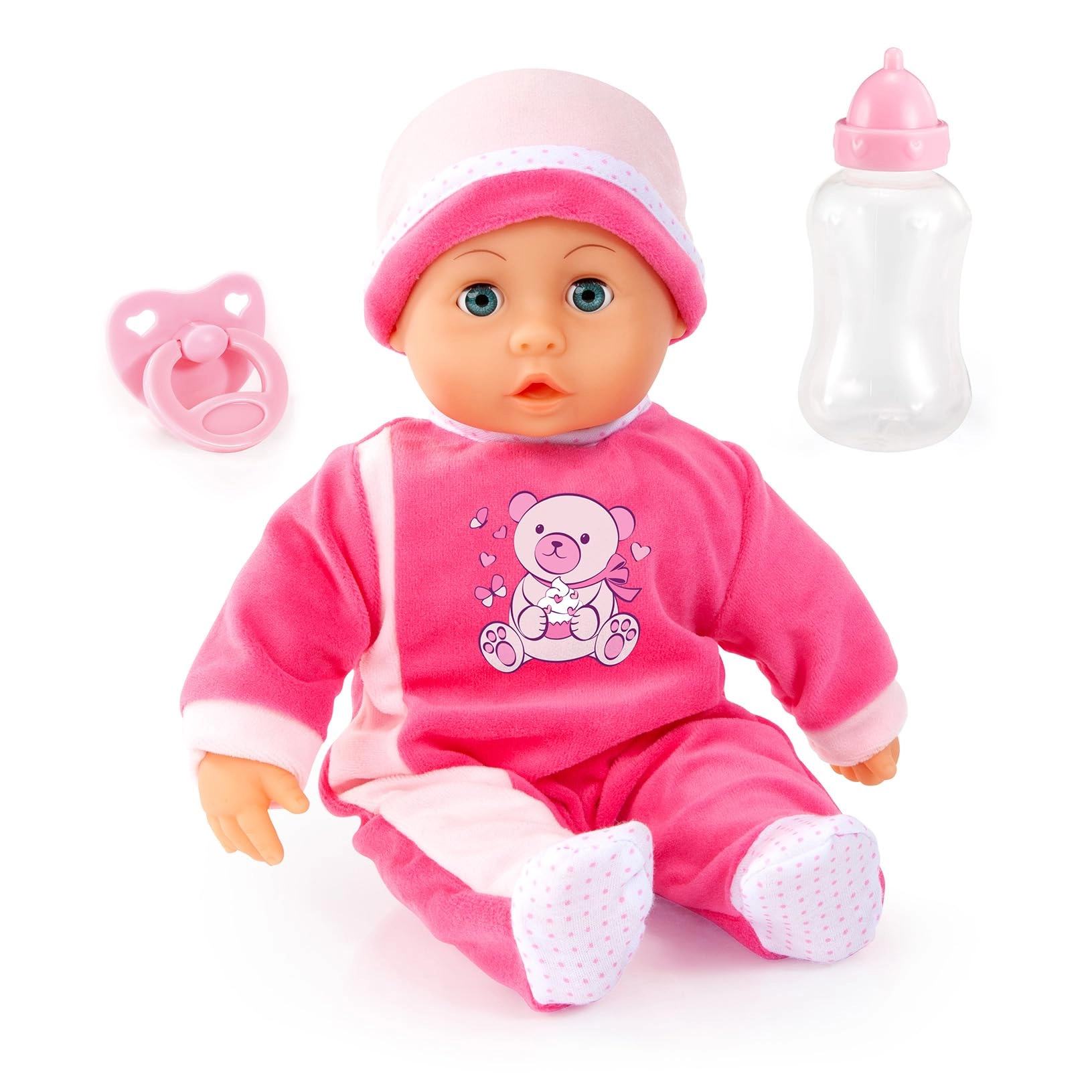 Bayer Design Lisa Magic Eyes Doll - 38 cm Pink