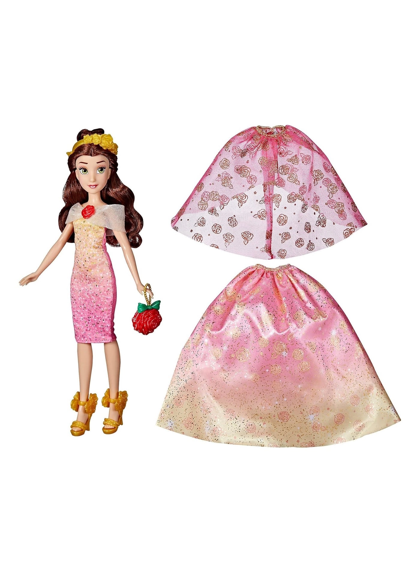 Belle Fashion Doll - 10 Outfit Combinations Ages 3+