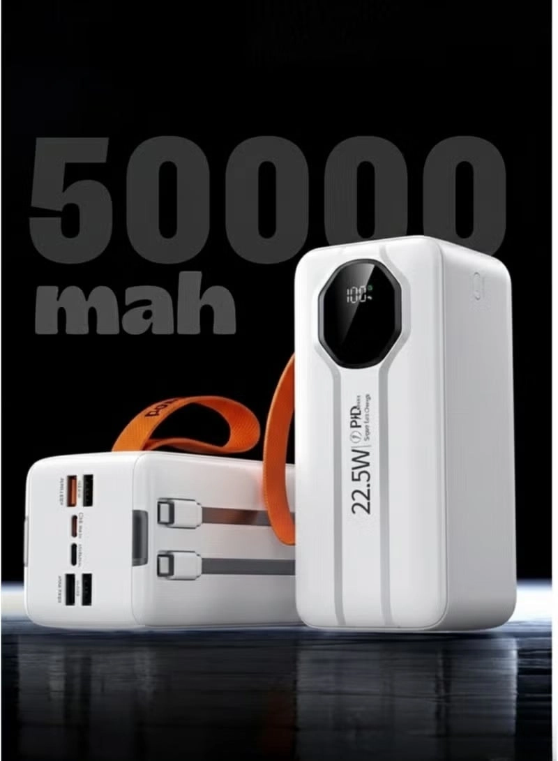 LEVINO N60 - 50000mAh 22.5W Fast charging 4 USB-A 2 PD