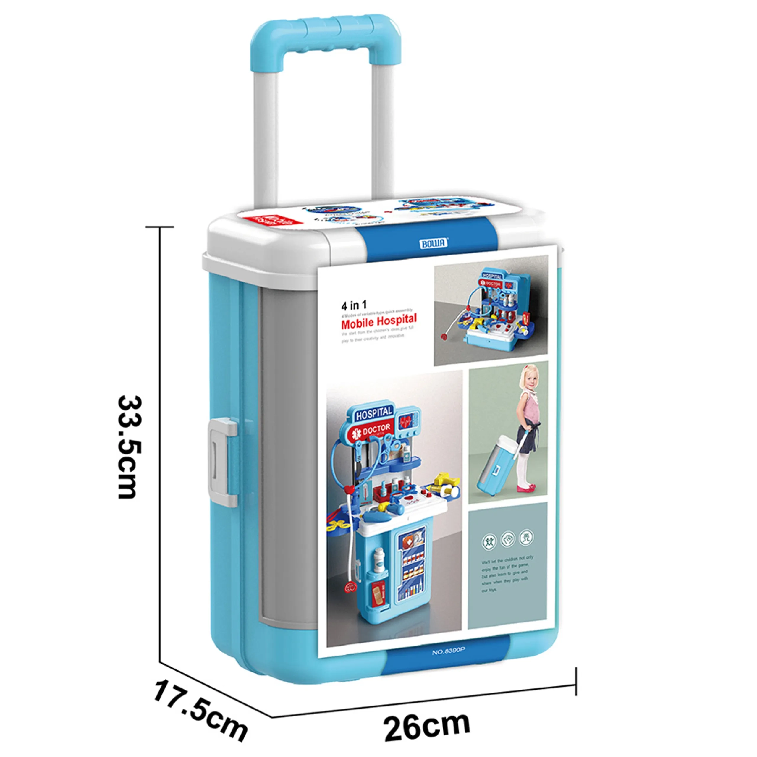 4-in-1 Doctor Set Trolley Case (BTG-BTG024641)