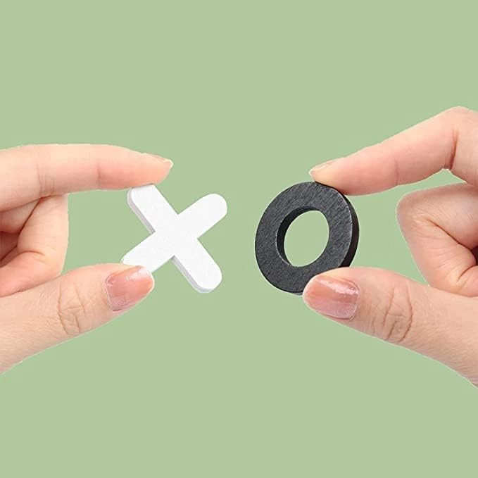 Wooden XO Puzzle Tic Tac Toe Game - 36 months - 10 years 3 pieces