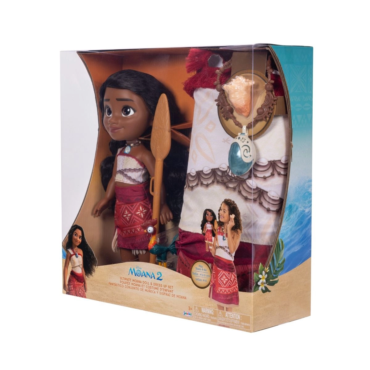 Moana Doll + Dress Up Set - Ages 36+