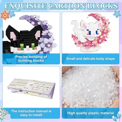 Cat Mini Building Blocks - 470 pcs 484 pcs