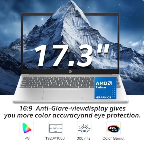 HP Laptop 17 - 17.3'' Ryzen 5-7430U 32GB DDR4 1TB SSD