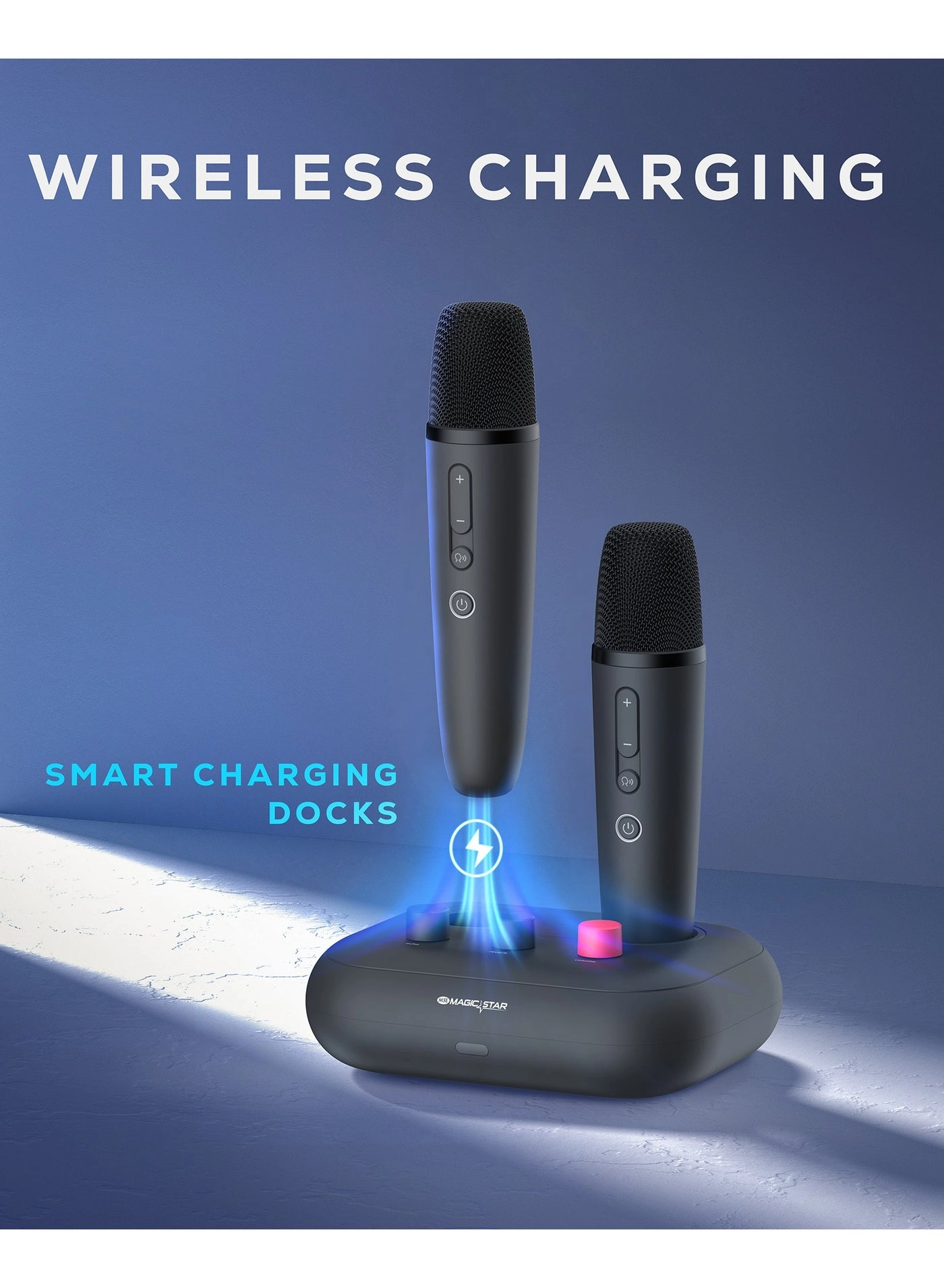 MS-A15 - 2 rechargeable wireless microphones
