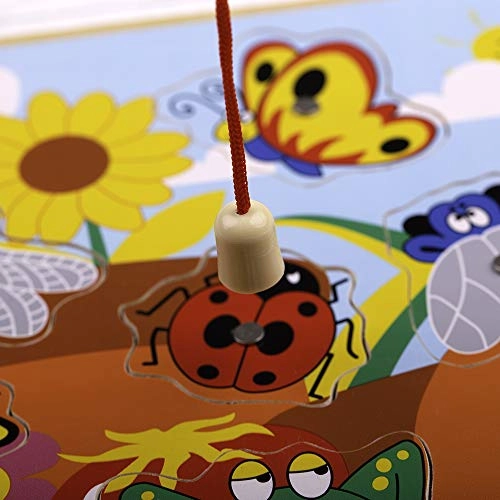 Wooden Magnetic Fun Bugs - 18+ months 10 pieces