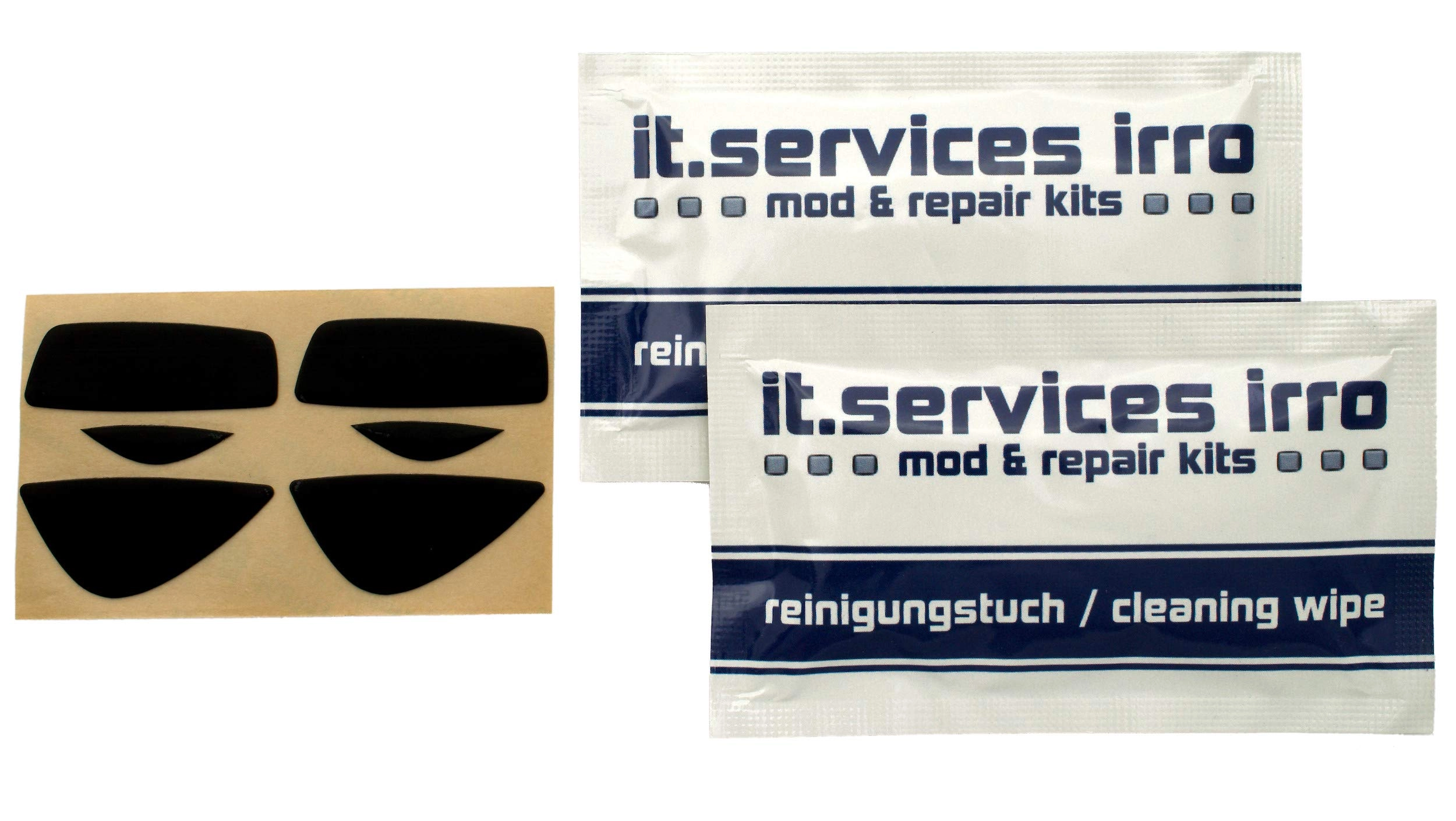 IT-Services Irro Mouse gliders - 2 x sets suitable for Logitech MX1100 including 2 cleaning pads