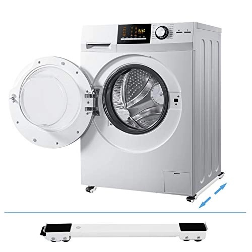 Washing Machine Base - Adjustable Silver