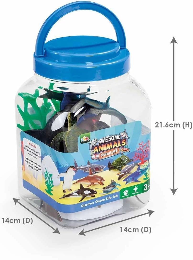 Awesome Animal Ocean Life Tub V2 - Diving & Swimming Pool Toys