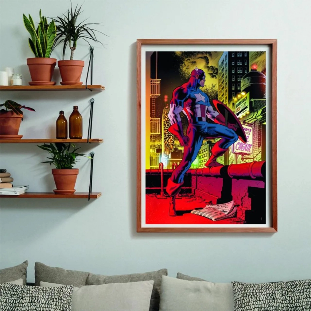 Marvel Captain America Puzzle (527-37049CLEMEN) - 1000 pcs