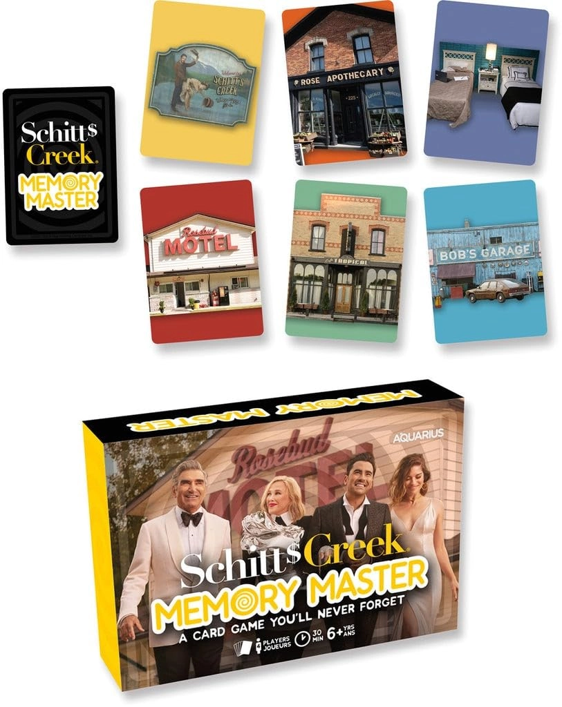 Aquarius Schitt's Creek Memory Master - Card Game