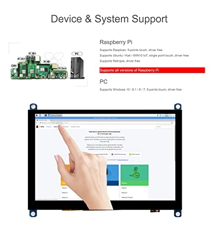 HDMI LCD (H) V4 - 5inch Hdmi Lcd (H) 5 Inches 800x480