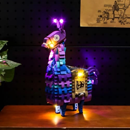 LED Lighting Kit for Supply Llama 77071 - Compatible with 77071 multicolored