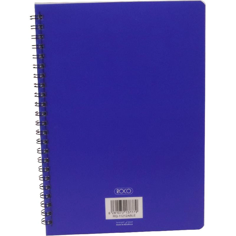 Notebook 19 X 26 cm Spiral - Grid 100 Sheets