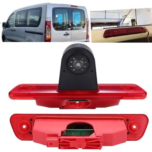 Brake Light Reversing Camera + Rear View Mirror Monitor - Night vision 628 x 586 pixels
