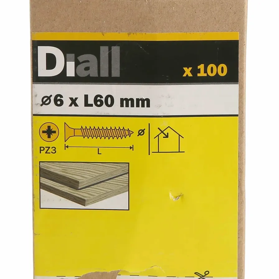 Wood Screw - 6 x 60 mm