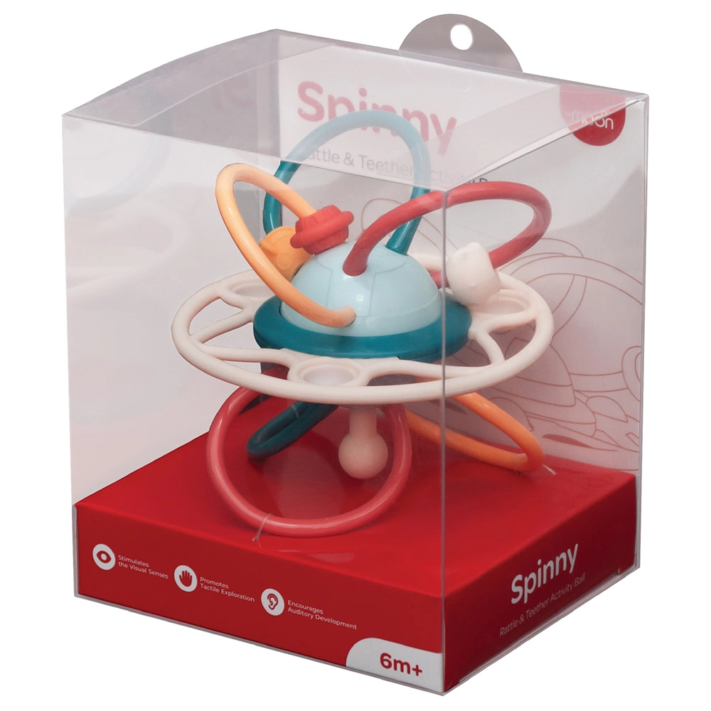 Spinny Rattle & Teether Activity Ball - 6 months BPA free