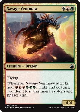 Wizards of the Coast Magic: the Gathering Savage Ventmaw 229/254 - Battlebond