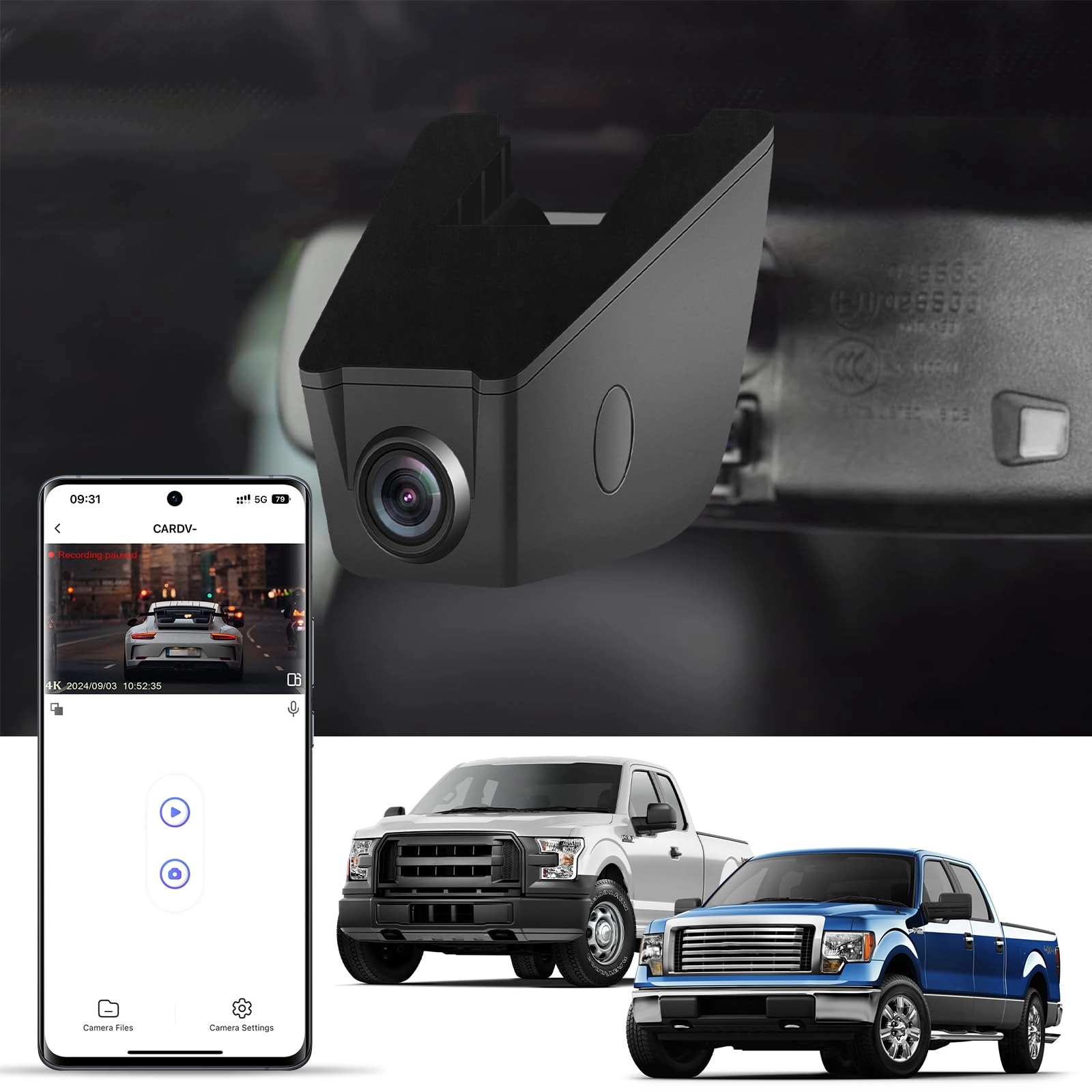 kutaitai Model A 3840 X 2160 pixels for Ford F150 2018-2024