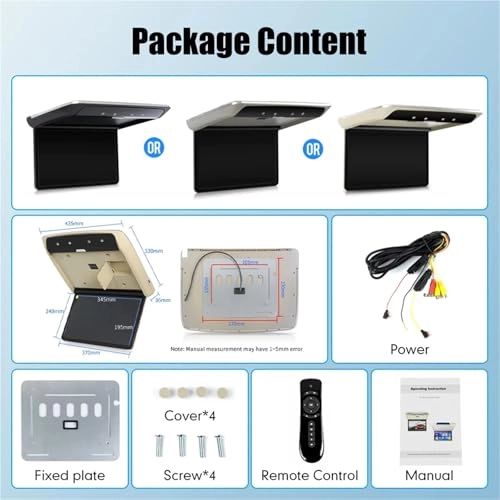 Car Roof Monitor - 15.6 Inch