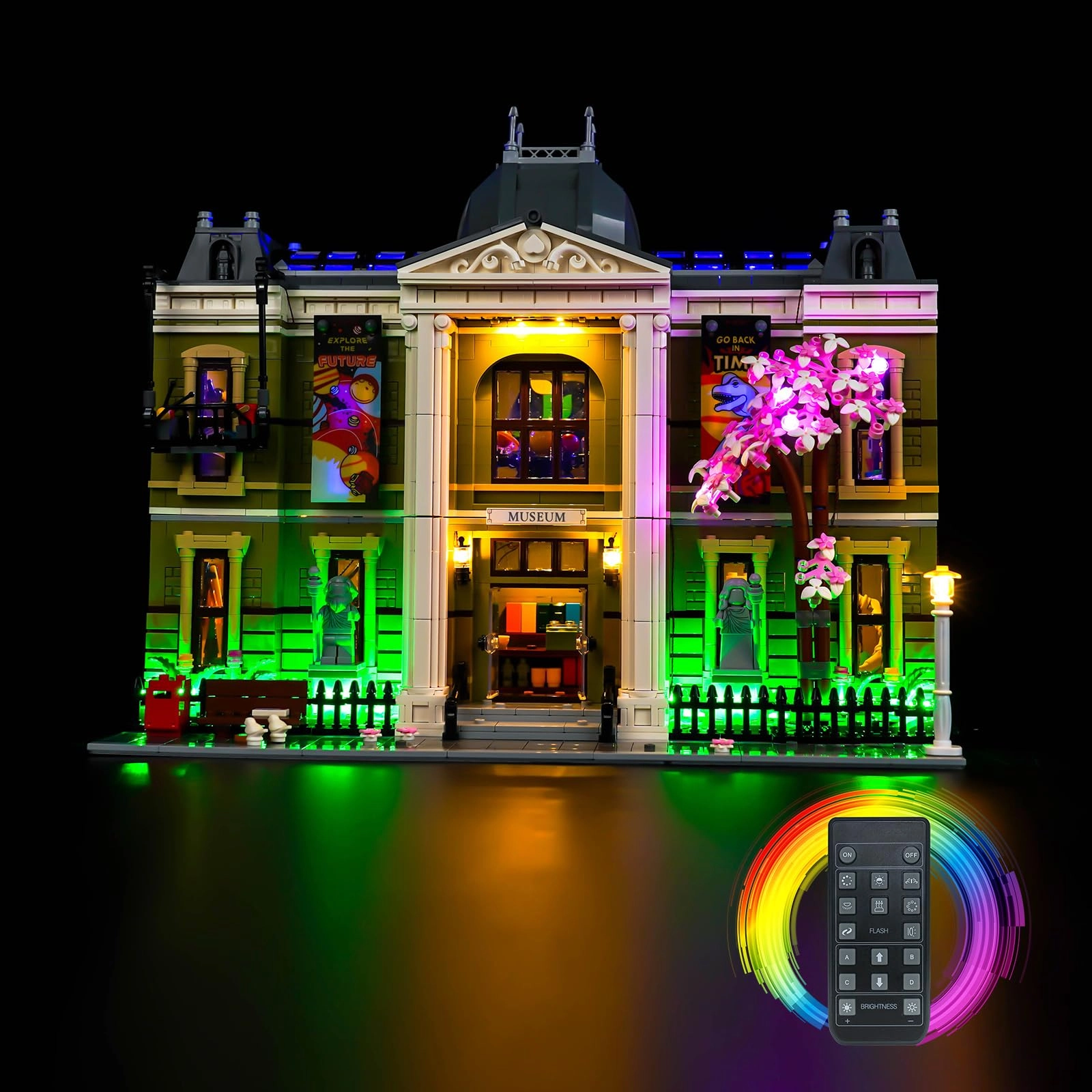 BrickBling Remote Control Light Kit - LED for 10326 Natural History Museum