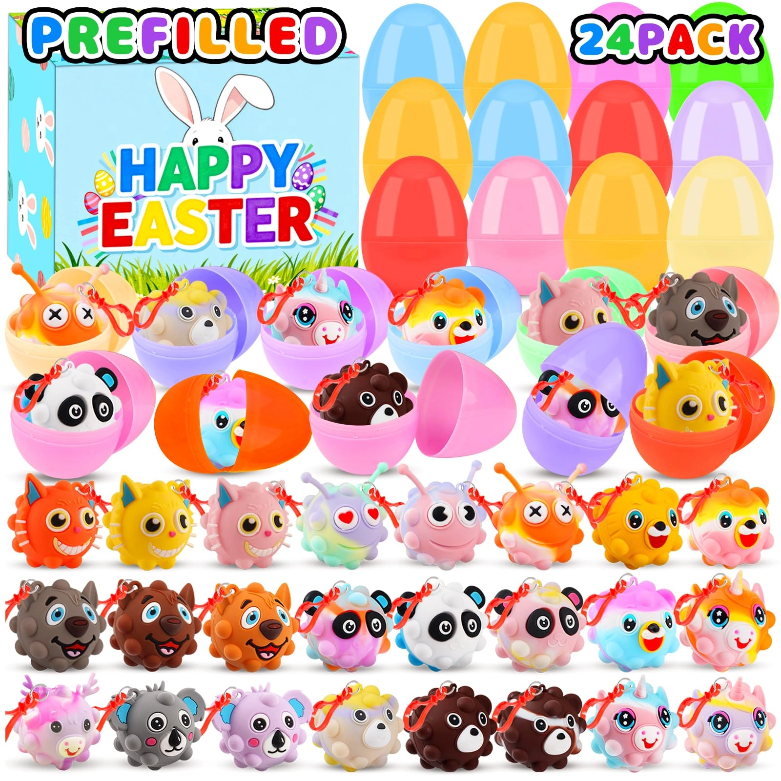 KissFuture Prefilled Easter Eggs - Kid