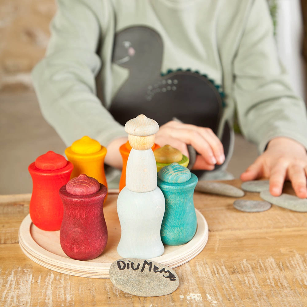 7 Moons Wooden Weekly Calendar - Suitable for 12 months and above