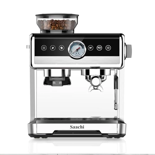 20-Bar With Grinder - PID Milk Frother NL-COF-7069-ST
