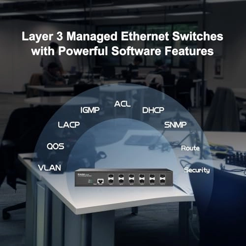 12*10G SFP Managed 12-ports
