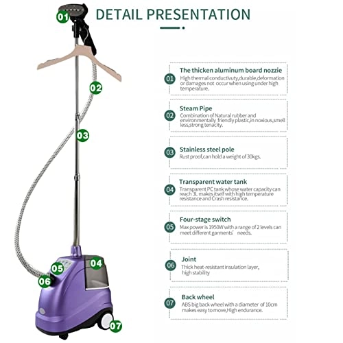 Garment Steamer - 2200W 3.8L 70Min