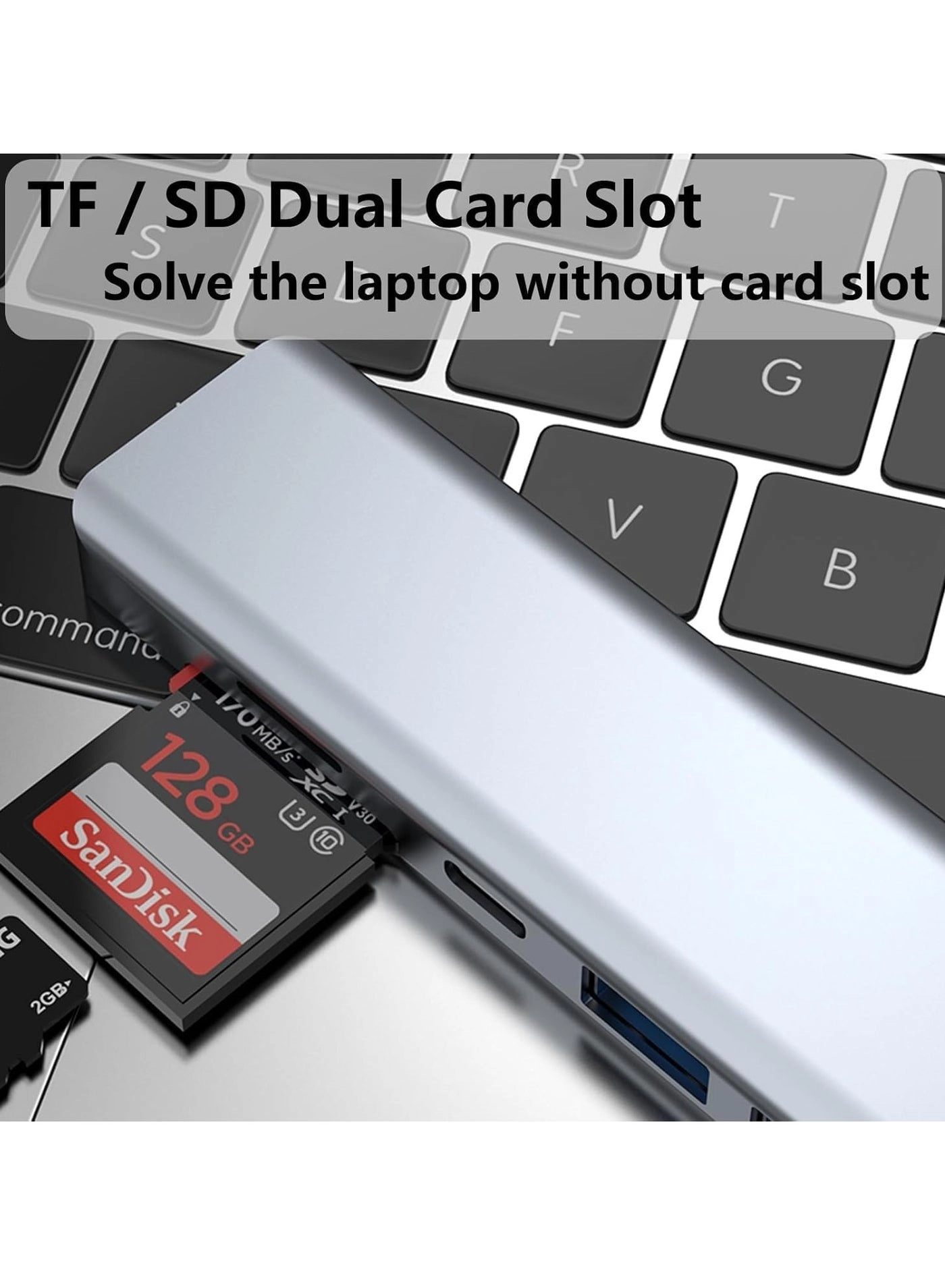 USB C Hub - 4K HDMI 2 USB 3.0 100W PD