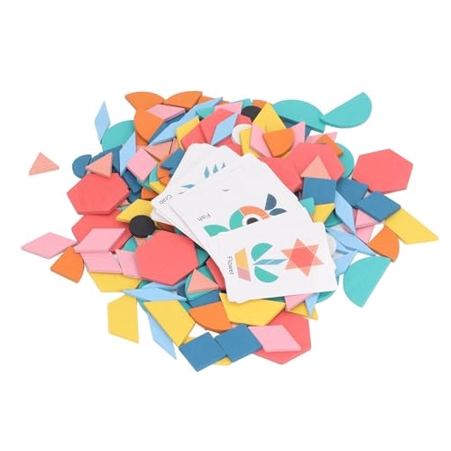 Interactive Learning Tangrams and Geometric Building Set - 180 pieces