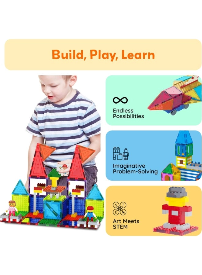 Magnetic Building Block Set - 12pcs